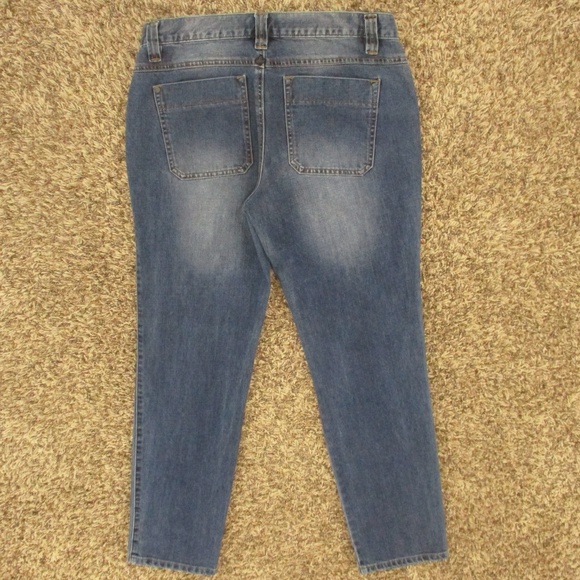 Prana Jeans Women's 6 Dark Wash Honor‎ Mid Rise Straight Leg Stretch Denim - Picture 2 of 7